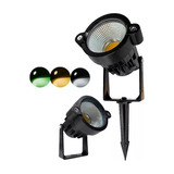 Kit 10 Espeto Led 15w Iluminaçao Jardim Prova Dágua Lumina