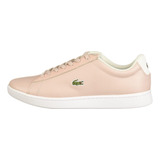 Tenis Lacoste Originales Mujer Basicos Casuales Logo Bordado