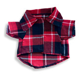 Camisa - Roupa - Inverno - Pet - Cachorro Gato Xadrez Junina