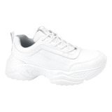 Tenis Sport Chunky Next & Co 741 Blanco Para Mujer