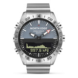 1 Hombres Deportes Digital Reloj Analógico Buceo Reloj Full