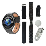 Reloj Inteligente Pantalla Amoled Con Nfc + 3 Manillas + Car