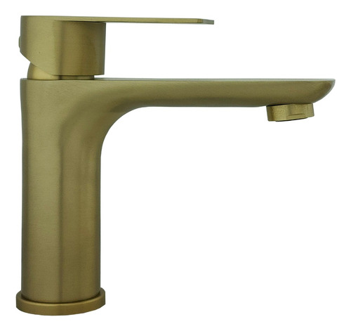 Griferia Para Lavamanos Monocontrol Altas Alma Brushed Gold