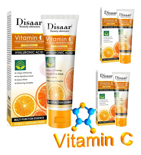 Pack De 3 Crema Aclarante Corporal De Vitamina C