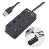 Amplificador Usb 3.0 Plug Play Led Compacto 4 Puertos