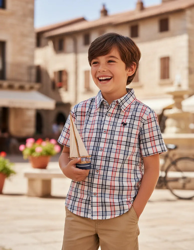 Ferrioni Camisa Manga Corta De Niño M26651