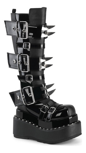 Botas Picos Goticas Bear-215 Dollskill Blackcraft New Rock