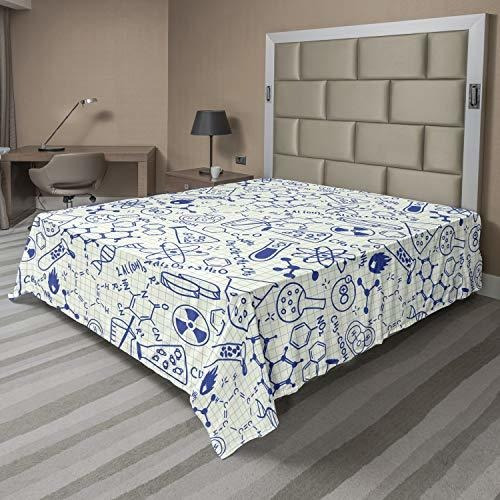 Cuña De Cama - Ambesonne Cartoon Flat Sheet, Science Chemist