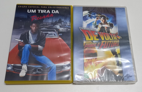 Um Tira Da Pesada + De Volta Para O Futuro 2 Dvds Promoção 