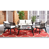 Set Patio Torsla Rattan 4pzs Negro/beige