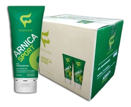 Kit Com 12 Produtos Gel Massageador Arnica Sport 200g