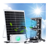 Chtoocy Ventilador Con Energia Solar Con Bateria 6000 Mha Tr