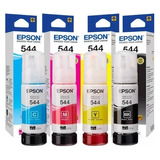 Tinta Epson T544 Original 65ml 4 Colores L3110 L3210 L3250