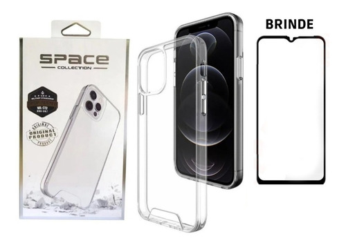 Capa Capinha Clear Case Space Para iPhone XR 11 12 13 13pm
