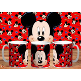 Taza - Tazón De Ceramica Mickey Mouse Disney 4k Art 02