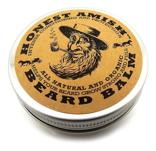 Balsamo Para Barba Acondicionador Honest Amish Beard Balm