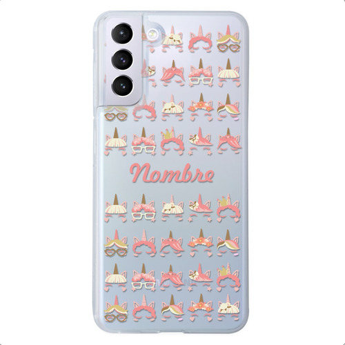 Funda Para Samsung Galaxy Unicornio Personalizada Nombre