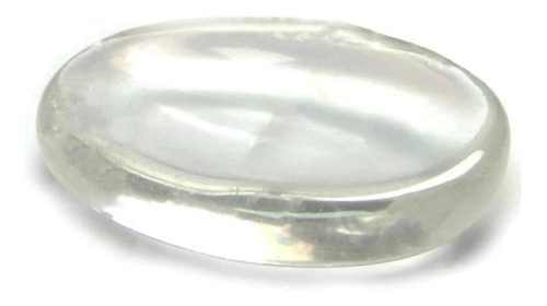 Cuarzo Blanco  Worry Stone  3.5 Cm X 2.8 Cm Aproximadamente