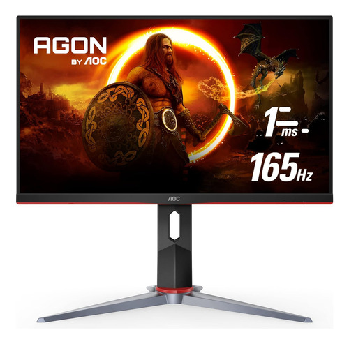 Aoc Q27g2s Monitor Para Juegos De 27 Pulgadas, Qhd 2k 2560 X 1440, 165 Hz 1 Ms, Compatible Con G-sync, Altura Ajustable, 3 Años Cero Puntos Brillantes