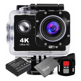 Câmera Sport 4k Action Pro Wifi Hd + Memória + Bateria Extra