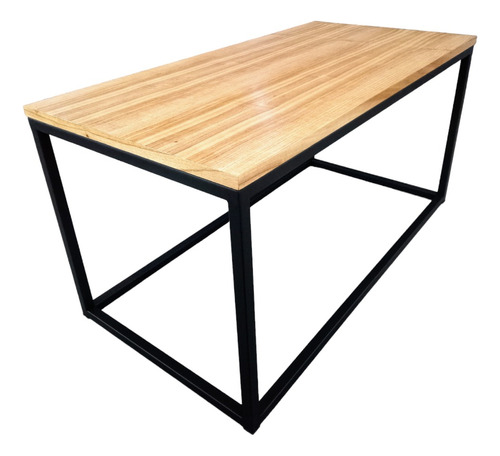 Mesa Ratona De Hierro Y Madera De Paraíso