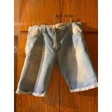 Bermuda De Jeans Hombre 53cm De Cintura No Zara No Rusty 