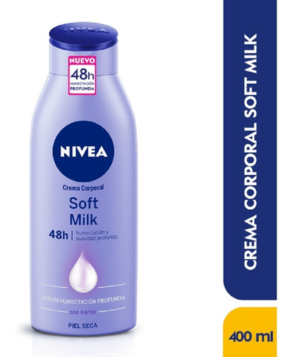 Nivea Crema Corporal Soft Milk - mL a $97