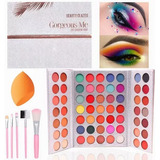 Paleta De Sombras Nude De Ojos New 63 Colores Mate Grande