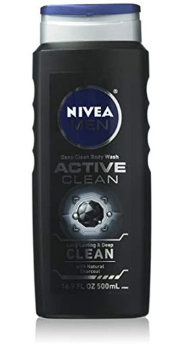 Nivea For Men Body Wash Active Clean 169 Oz Paquete De 2