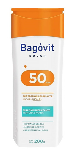 Protector Solar Bagóvit Fps50 De 200g 