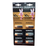 Pack Duracell Doble Aa Extra Duracion Alkalinas 6 Unidades