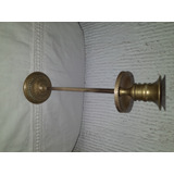 Candelabro De Bronce De Una Luz