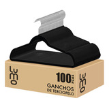 Set De 100 Ganchos  Terciopelo Perchas Velvet Premium