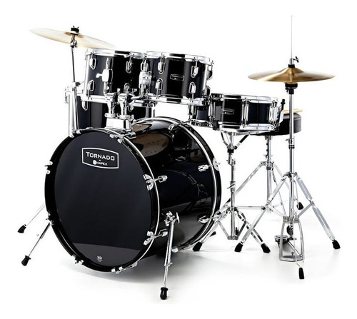 Batería Mapex Tornado Tnd5254 5 Pz + Herrajes + Platillos