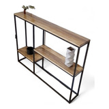 Mesa De Arrime / Dressoire - Hierro Y Madera Maciza