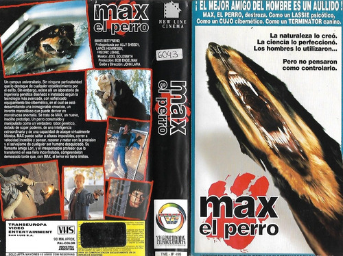Max El Perro Vhs Man's Best Friend Terror