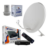  Kit Receptor B7 Century Ant 75 Cm Hdtv Banda Ku Sem Cabo