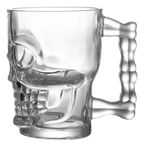 Vasos  Cerveceros  Shoperos Calavera 530 Cc Set 6