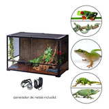 Reptizoo Terrario Reptiles Grandes 250 L. 2 Puertas 92x45x60