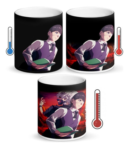 Mug Fusión Mágico 3d Personalizado Anime Tokyo Ghoul Vaso