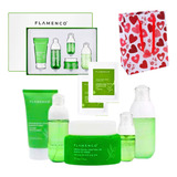 Pack Te Verde Skin Care Flamenco Serum/tónico/loción/crema