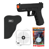 Pistola De Pressão Airsoft Spring V20 Full Metal Vigor 6mm