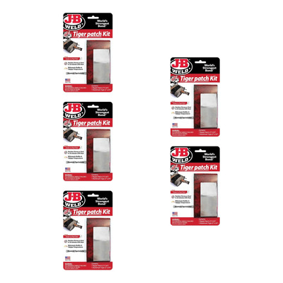 (5) Kit Parche Fibra De Vidrio Con Epoxi P/ Escapes Jb Weld