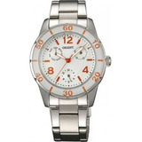 Reloj Orient Mujer Acero Calendario Sumergible 50m Fut0j003w