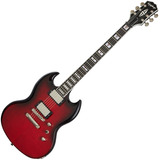 Guitarra EpiPhone Sg Prophecy Series Roja Diapasón De Ébano