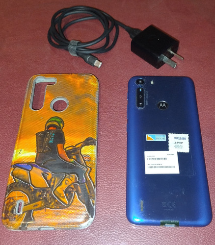 Celular Motorola One Fusión 128gb De Memoria Azul