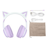 Auriculares Bluetooth Para Juegos Cat Ear, Inalámbricos, Ple