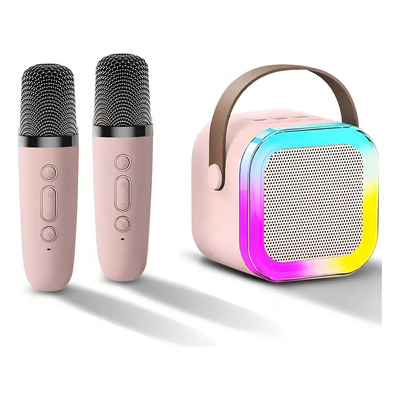Máquina De Karaoke Altavoz Bluetooth Para Niños 2 Micrófonos | MercadoLibre
