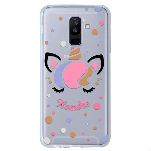 Funda Para Samsung Galaxy Unicornio Personalizada Con Nombre