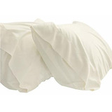 Fundas De Almohada De Bambu 2pzas Tamaño Individual Ivory